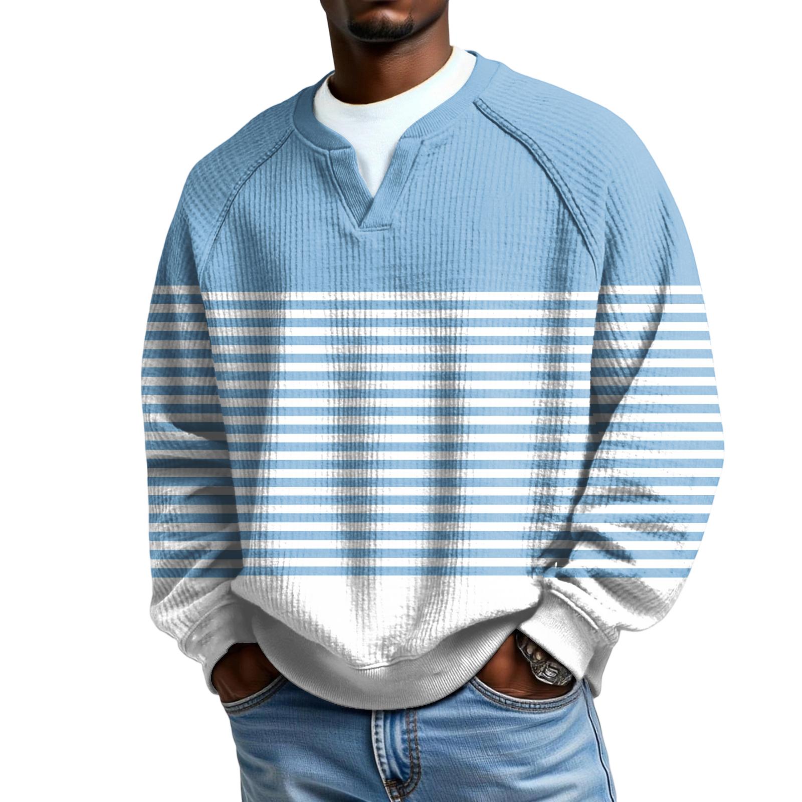 

Men S Outdoor Leisure V,Neck Waverg Long Sleeves Hoodie XXL