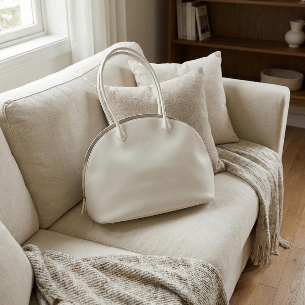 Versatile Style Shell Shoulder Bag Soft Handheld Shoulder Bag New PU Leather Tote Bag  Shopping Bag