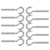 10pcs Screw Hook Stainless Steel High Hardness Cup Hanger for Chemical Industry Mechanical EquipmentM5