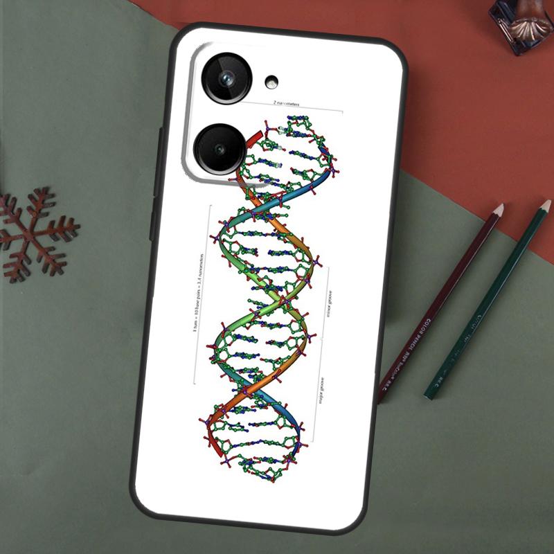 

Retro DNA Science Illustration Case For Realme C61 C53 C55 C33 C63 C51 C65 C67 C71 C75 11 12 13 14 15 Pro Plus GT6 GT7 Pro Realme GT6