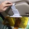 Universal Adjustable Car Sun Visor with Buckle Closure – ABS Polarized Anti-Glare Shield for Day & Night Use, Dual-Purpose Sunshade for All Vehicles