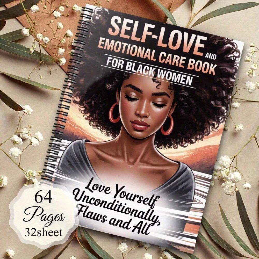 Cross-Border Exclusive Self-Love A5 Notebook: Women s Spiral Bound Journal Planner