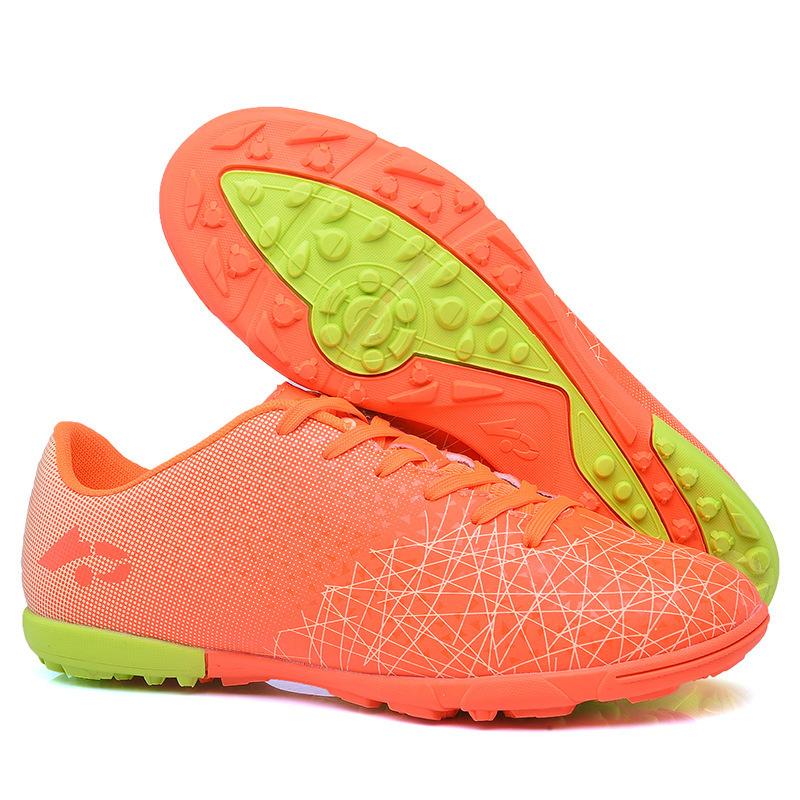 

2025 new children s football shoes adult long nail sneakers broken nail grass training shoes non-slip manufacturer 45