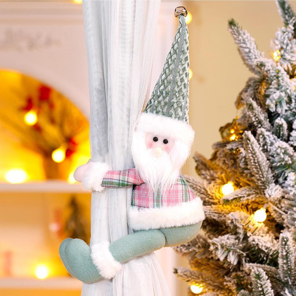 Vorhanghalter Schneemann Wichtel Vorhanghalter Weihnachten Vorhangschnallen Für Zuhause Schlafzimmer Wohnzimmer Badezimmer Kinderzimmer Studentenwohnheim Hotel