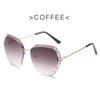 Vintage Rhinestone Sunglasses For Men And Women Gradient Sun Glasses Uv400