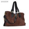 JOGUJOS New Lazy Yongfeng Leather Women's Bag Large Capacity Soft Bag Multifunctional Handbag Underarm Bag Crossbody Bag