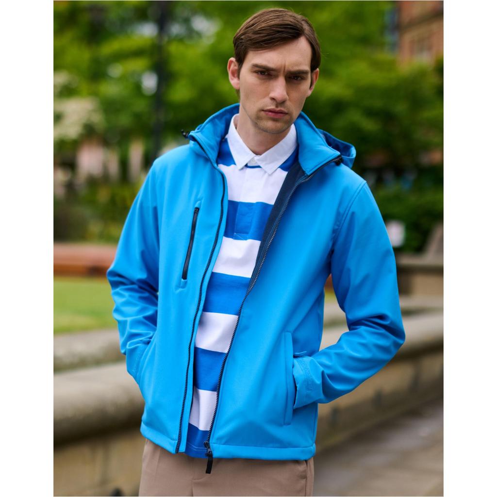 Regatta Professional Heren Venturer Softshell 3-laags Jas met Capuchon
