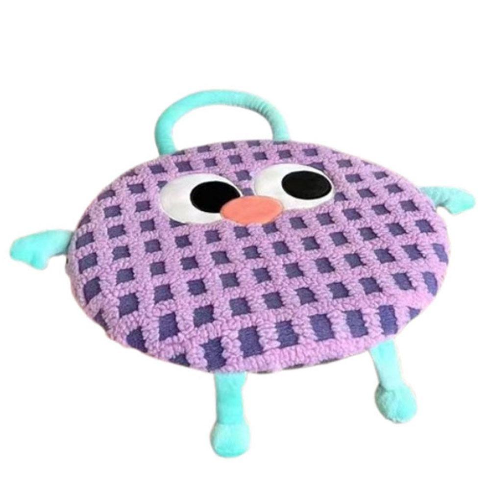 

Easy To Clean Dopamine Seat Cushion Cartoon Chair Pad for Long Sitting Office Seat Pads Home фиолетовый