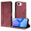 For iPhone 16e Leather Case Envelope Texture Wallet Stand Shockproof Phone Cover