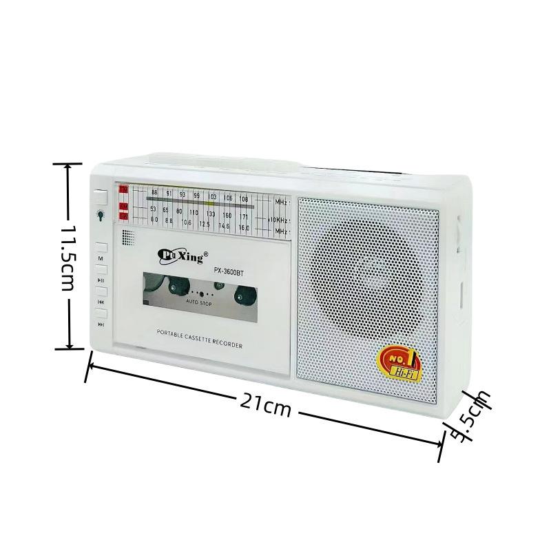 Radio Awaryjne Solarne USB AM/FM/SW Radio Wielopasmowe Stereo Bezprzewodowe Bluetooth Odtwarzacz/Nagrywarka Audio MP3 Kasety Magnetofonowej Radio AM