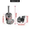 For BMW E46 325ci 325i 325xi 330ci 330i 330xi M3 Door Lock Assembly 51217019975 Left Driver Side Barrel Cylinder -with 2 Keys