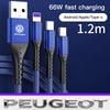 USB Car 3-in-1 Phone Charging Cable Auto Accessories Valve Cap For VW Golf Amarok T5 Phaeton Teramont ID3 Tiguan T-Cross Passat