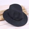 Wide Brim Straw Hat Leisure Summer Cap Jazz Panama Fedora Fashion Travel Leisure Sun Hat For Women Men Simple Style 2022 New