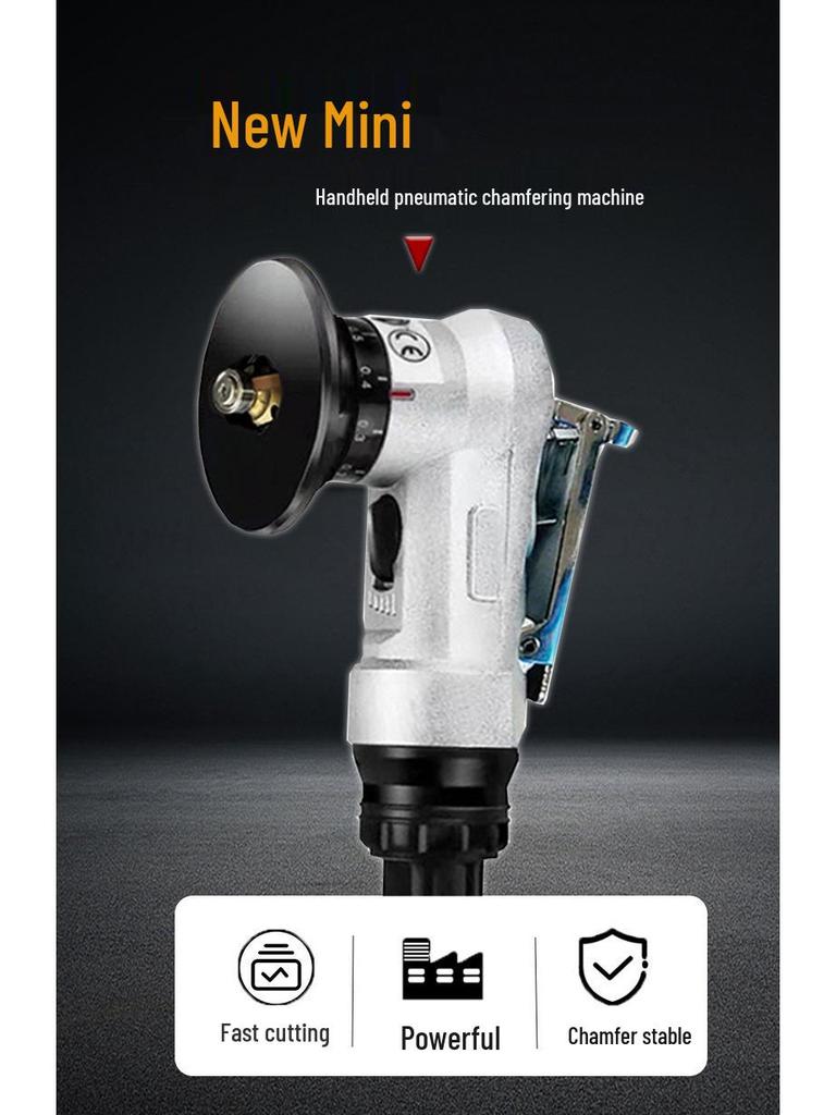 Handheld 45° Pneumatic Chamfering Machine for Metal Deburring