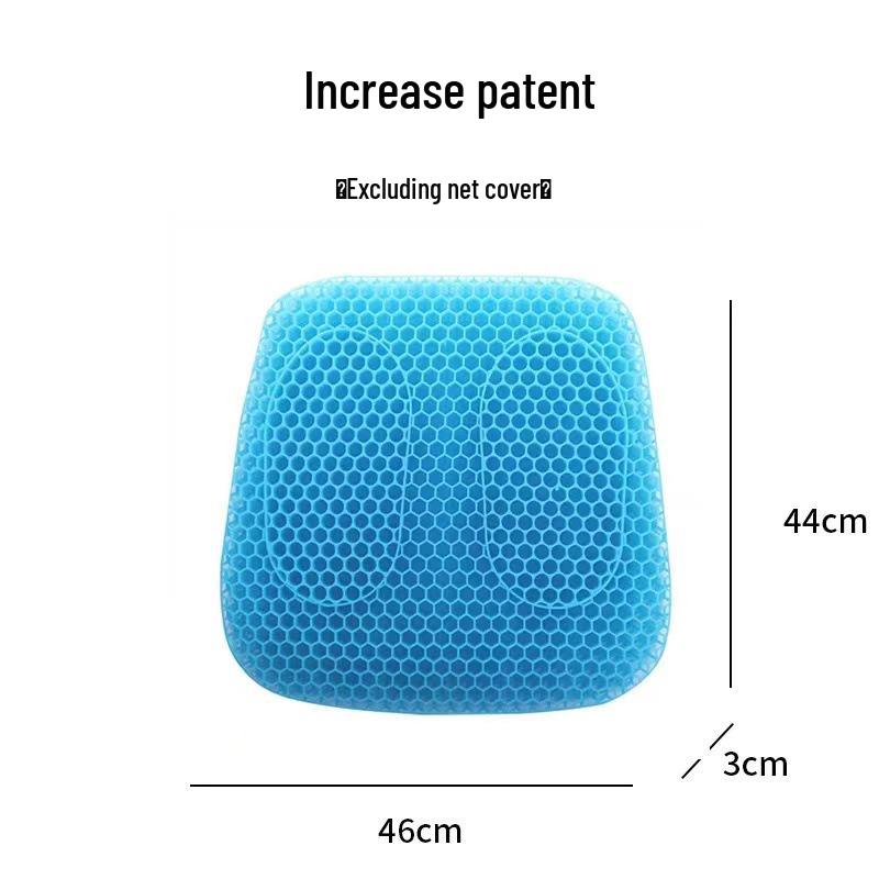 Fourth-Gen Breathable Gel Honeycomb Seat Cushion for Car & Office – Cooling Summer Pad
