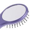 3-In-1 Portable Hair Brush With Mirror And Flat Top Comb Foldable Dual-Use Massage Feature Trendy Air Cushion Comb