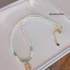 Versatile Turquoise & Freshwater Pearl Necklace - Playful Gift for Women