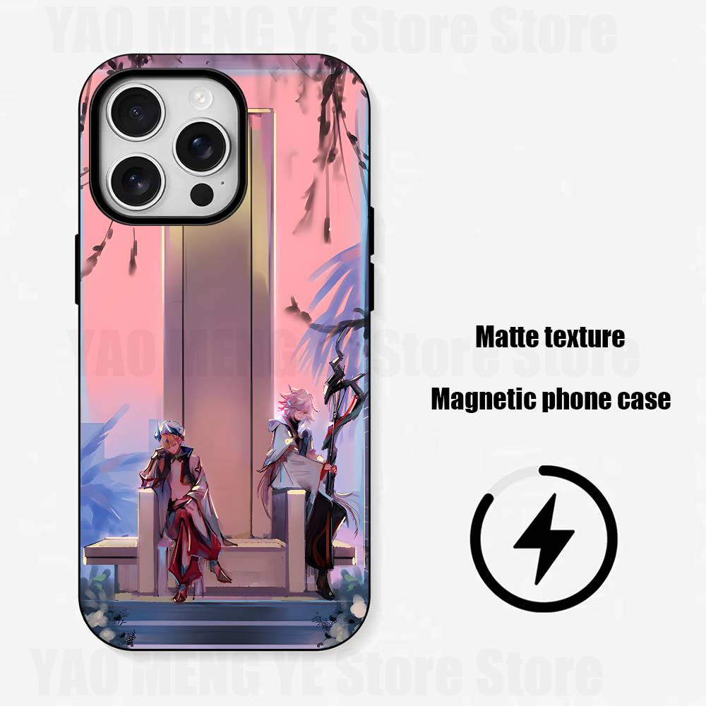 

Gilgamesh II Fate Silicone Soft Case For iPhone 17,16,15,14,13,12,11 Pro Max For Magnetic Shell Frosted Cover iPhone12mini
