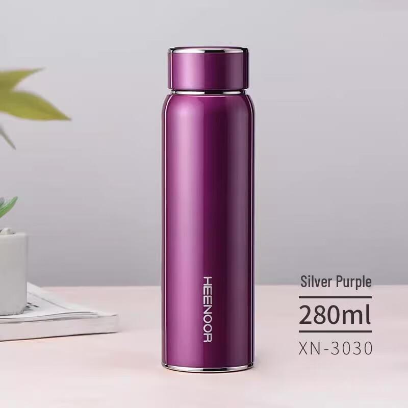 HEENOOR Portable Vacuum Insulated Stainless Steel Tea Mug