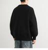 2025 Men's High-Quality Solid Color Retro Henley Knitwear for Autumn/Winter