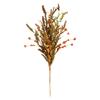 Faux Crepe Paper Flowers Autumn Brown Bouquet Home Decor