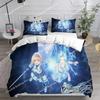 Fashion 3D Game Granblue Fantasy Bedding Sets Comforter Quilt Bed Cover Duvet Cover Pillow Case Sets Kids Adult Size
