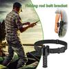 Portable Belt Rod Holder Fishing Gear Tackles Accessories Adjustable Waist Fishing Rod Holder Fishing Rod Pole Inserter
