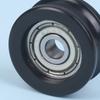 4X19X8.5Mm Pom Delrin Plastic U Groove Roller Guide Wheel 624 Bearing Pulley R3Mm Track Delrin Wrapped Pulley