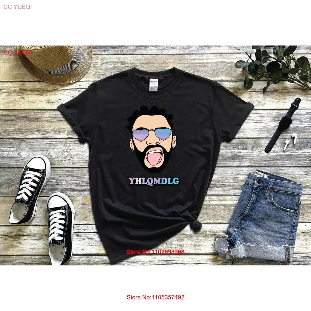 Bad Bunny El Conejo Malo Yhlqmdlg Design T Shirt Vintage Slightly Comfortable Breathable Soft Top For Everyday Wear