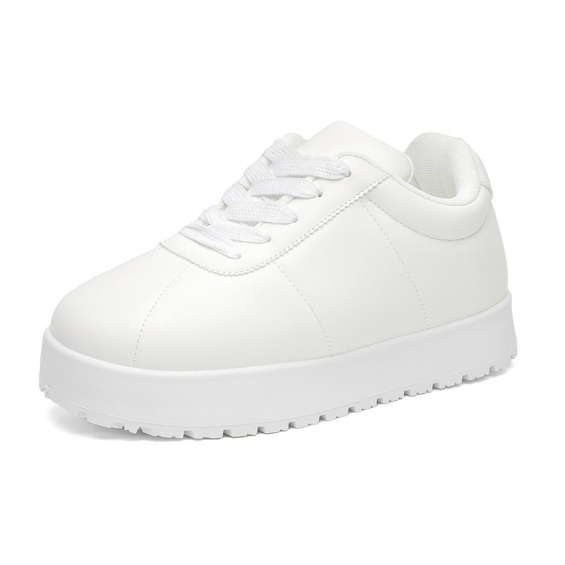 Y1 spring and autumn new casual niche big head bread shoes heightened thick baseplate shoes