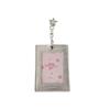INS Star Design Leather Photocard Holder 3 Inch Cute Kpop Idol Card Display Keychain Pendant Student Campus Case for Girls