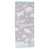 Hayashi Face Towel, Shaun the Sheep, Clouds, Gray, Approx. 34 X 80 Cm, FN209729