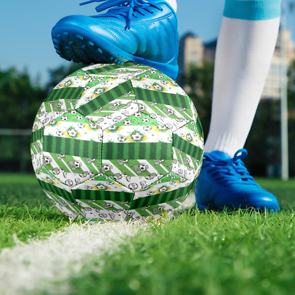 Soccer Theme Size 5 Soccer Ball, Suitable for Both Indoor and Outdoor Matches, a Gift Suitable for Everyone.