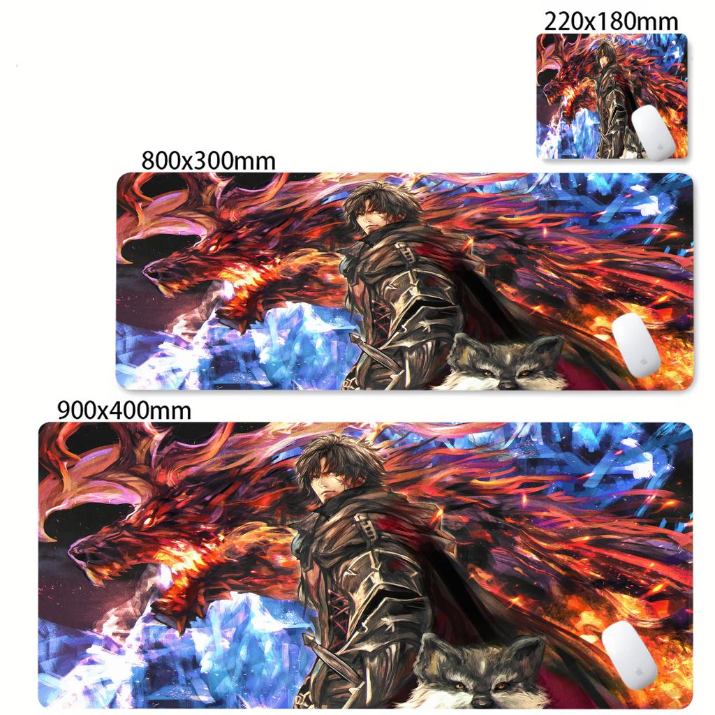 XXL Keyboard PC Rubber Mousepad Game FINAL FANTASY VII Mouse Pad HD Print Table Mat Game Lock Edge Offices Accessories Desk Mat