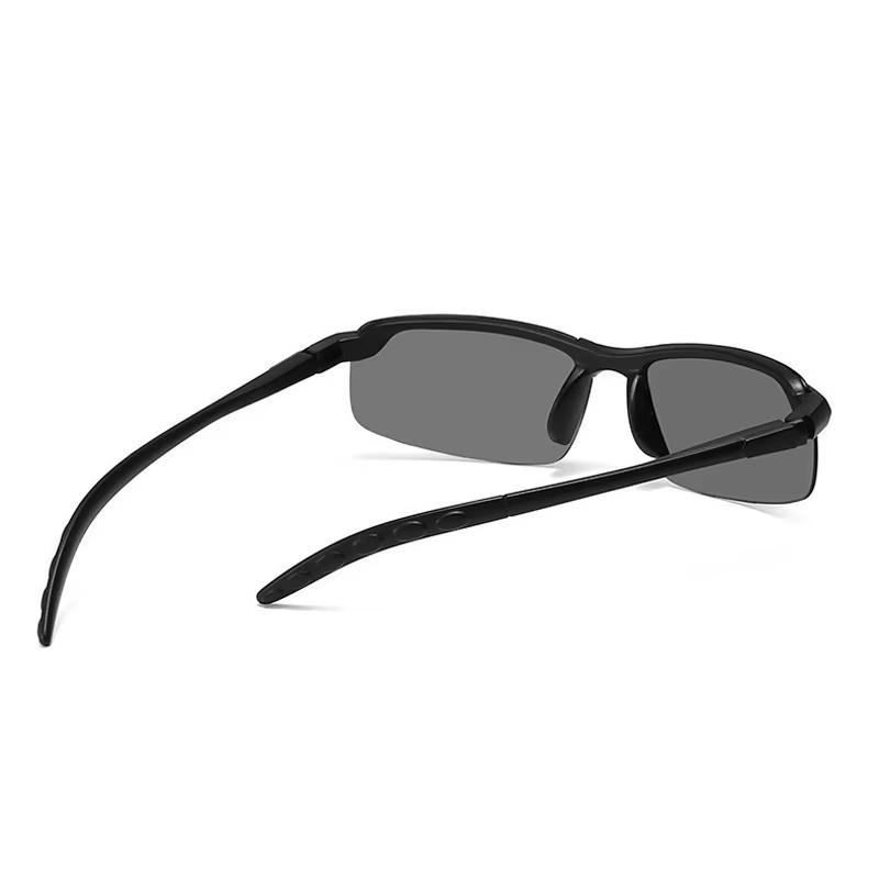 Night Vision Glasses Men Anti-Glare Driving Half Frame Sunglasses for Driver Outdoor Sport Goggles Women Day and Night Eyewear