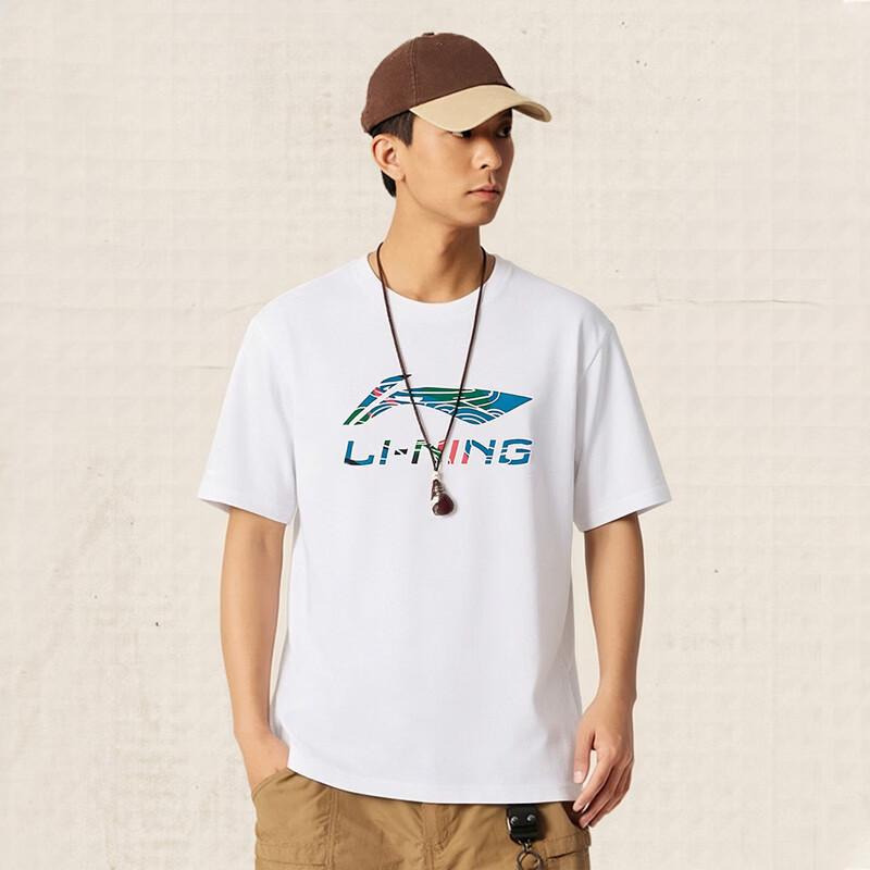 LI-NING Men's Breathable Crewneck Short Sleeve T-Shirt