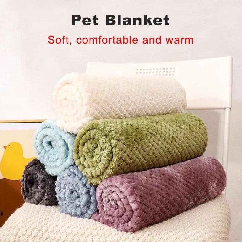 Soft Blankets Dog Blanket Winter Warm Dog Cover Pet Bed for Dogs Comfortable Cat and Dog Cushion Blanket Pet Products