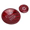 Carbon Fiber Engine Start Stop Button Sticker Cover Trim Replacement for Land Rover Defender