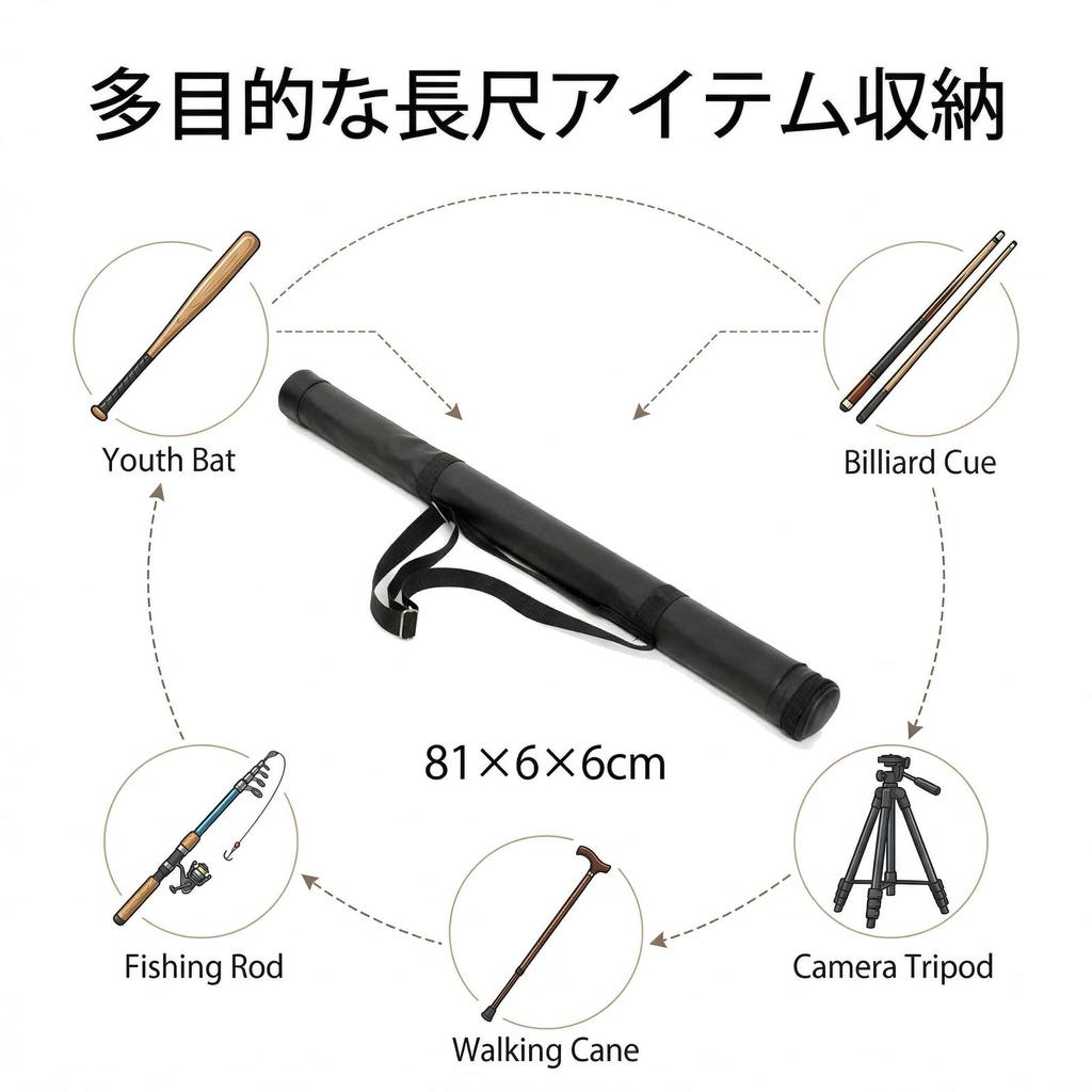 Bat Case, Made of PU Leather, Waterproof, Durable, Lightweight, with Kid-Friendly Zipper and Adjustable Strap, Suitable for Youth Baseball Bats (Under