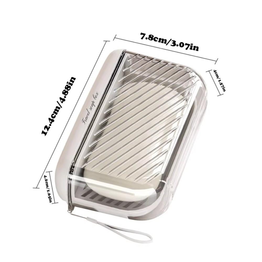 Portable Soap Box Pink Bathroom Soap Rack New Travel Soap Dish  Outdoor Tourism