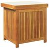 Outdoor Cushion Box 60x50x61 Cm Solid Acacia Wood