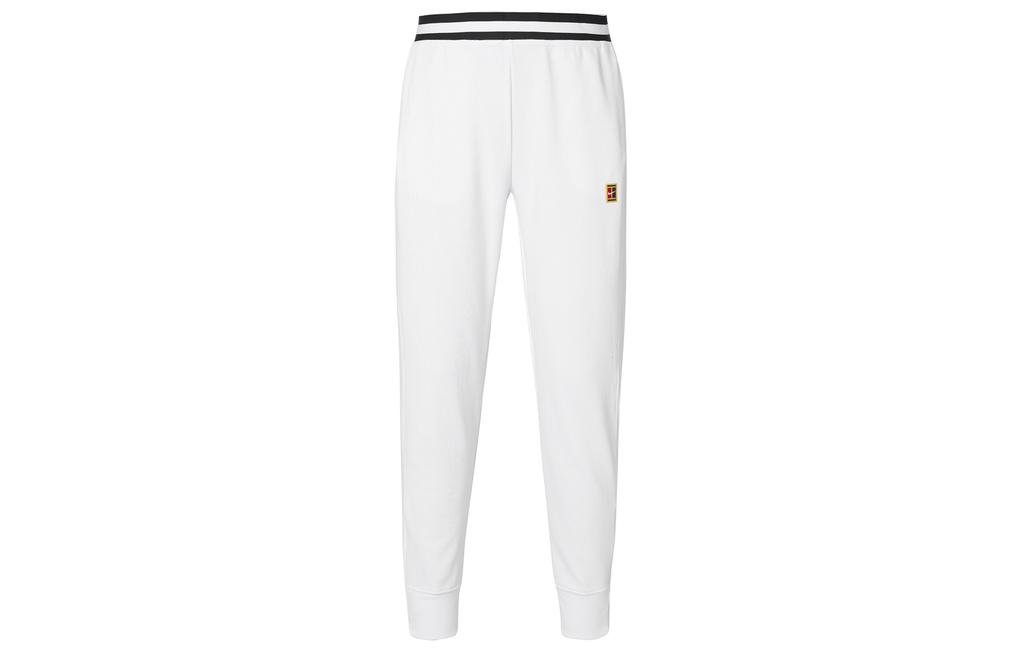 Nike Knitted Sweatpants Women's White Moderate Tapered Pants FB4158-100
