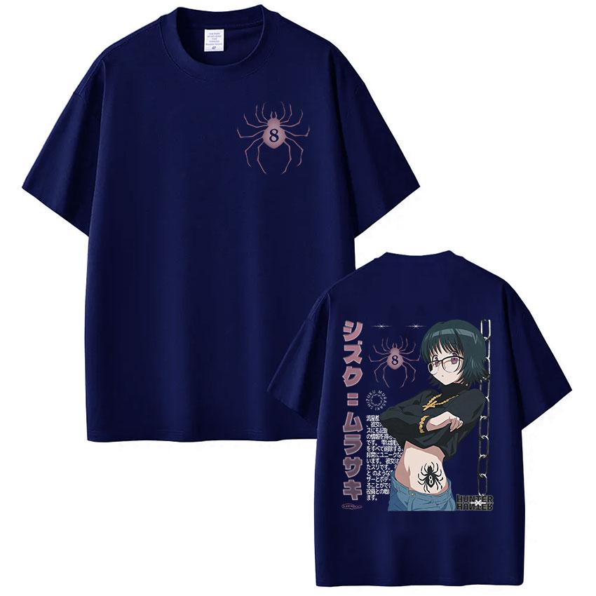 Japan Anime Hunter X Hunter T Shirt Shizuku Murasaki Manga Short Sleeve Tshirt Men Women Clothing Cotton Casual Loose Tshirts