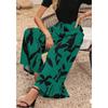 Women's Street Trousers New Spring Summer Fashion Printed High Waist Straight Casual Wide Leg Pants Loose Harem Pants