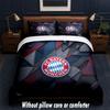Set Biancheria da Letto Design Bayern Monaco 1 Copripiumino + 2 Federe Morbido Traspirante Biancheria da Letto per la Casa