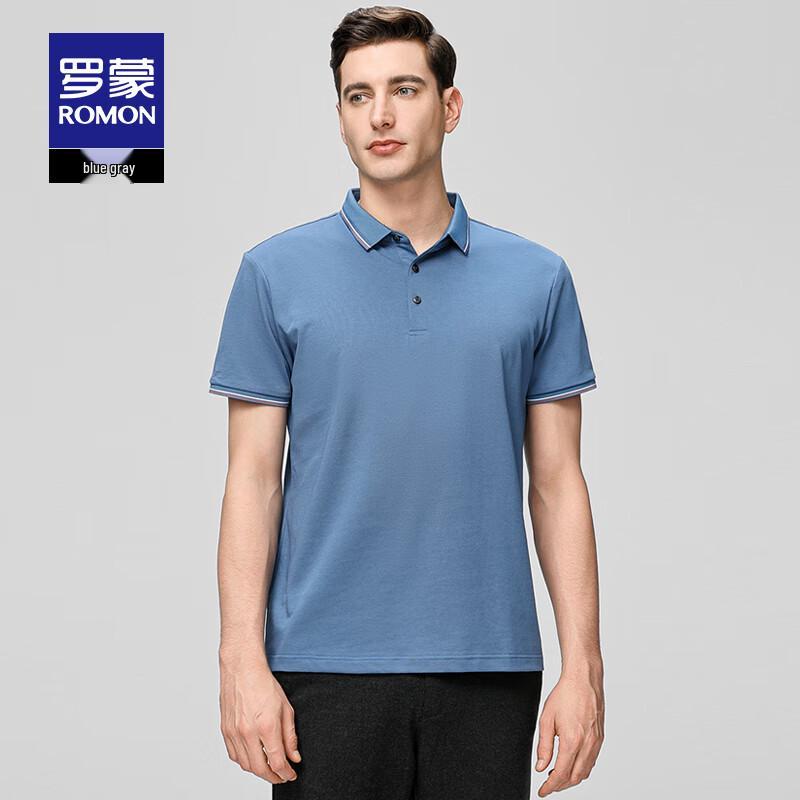Romon Men s Silk Blend 5A Anti-bacterial Cool-Touch Polo Shirt 185