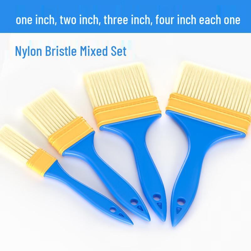Nylon Bristle Brush Set for Painting & Dusting