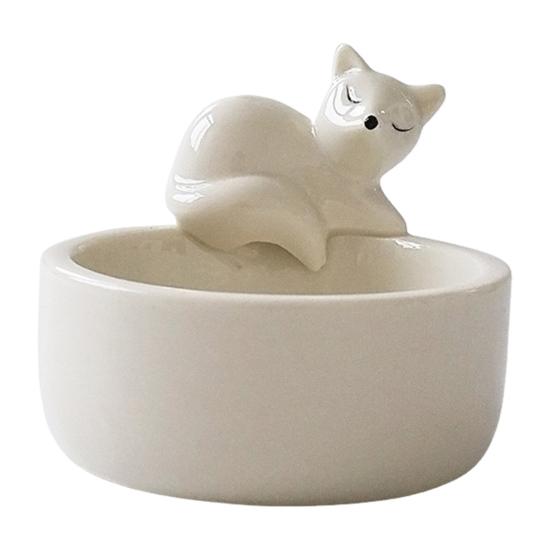 Halloween Ghost Ceramic Candle Holder Gnome Cat Angel Fox Hedgehog Frog Squirrel Candle Stand Candlestick Table Centerpiece Decoration