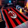 Tappeto Tappeto Logo Milan per Soggiorno Camera da Letto Casa Decorazione Divano, Tappetino Antiscivolo per Giochi Bambini