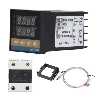 Digital PID Temperature Controller Set 3 Pieces 0‑400 Celsius  Temperature Controller Thermocouple Relay Module Set